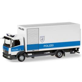 Miniatura MERCEDES BENZ Atego vehículo rígido 4x2 Policía de Hamburgo