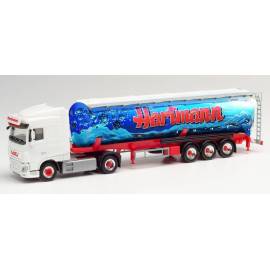 Miniatura DAF XF SC Euro 6 4x2 con depósito 3 ejes HARTMANN