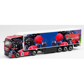 Miniatura MAN TGX XXL Euro 6c 4x2 con remolque frigorífico de 3 ejes FRUIT WIDMANN