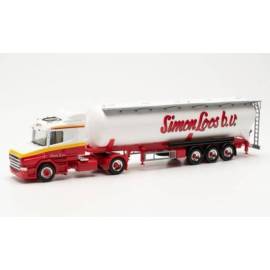 Miniatura Semirremolque silo SCANIA 4x2 Simon Loos