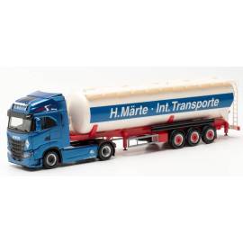 Miniatura Semirremolque silo IVECO S-way 4X2 3 ejes MARTE