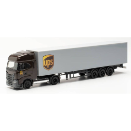 Miniatura Semirremolque IVECO S-WAY LNG BOX 4x2 3 ejes UPS