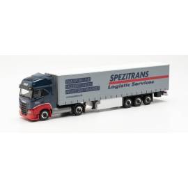 Miniatura IVECO S-WAY LNG semirremolque 4x2 3 ejes lona corredera SPEZITRANS