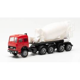 Miniatura IVECO UNIC 6x4 con remolque mezclador de 2 ejes