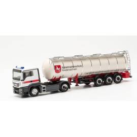 Miniatura MAN TGS L 4x2 con depósito 3 Ejes KATASTROPHENSCHUTZ NIEDERSACHSEN