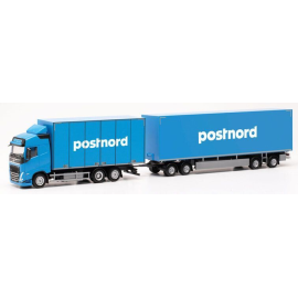 Miniatura VOLVO FH Gl. Portaequipajes XL 6x2 con remolque 2+2 Ejes POSTNORD