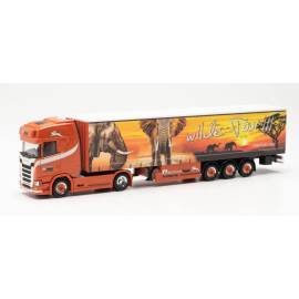 Miniatura SCANIA CS 20 HD 4x2 con remolque FERNTRANS HAAS