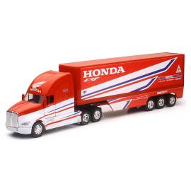 Miniatura KENWORTH con remolque de 3 ejes - Equipo HONDA HRC