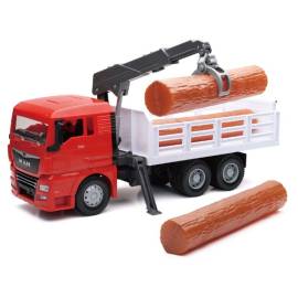 Miniatura Porta troncos MAN TGX XL con grúa