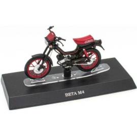 Miniatura Ciclomotor BETA M4 negro y rojo