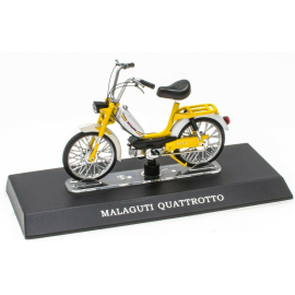 Miniatura Ciclomotor MALAGUTTI Quattrotto 1978 amarillo y blanco