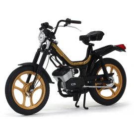 Miniatura Ciclomotor MOTRON GL-4 llantas oro negro