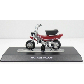 Miniatura Ciclomotor MOTOBI caddy rojo