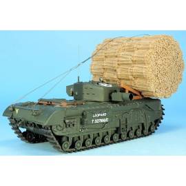  CHURCHILL MK IV lleva fajines Gold Beach el día D 6 de junio de 1944 División del ejército de 79 toneladas limitada a 100 copia