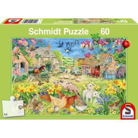  Puzzle de 60 piezas Mi pequeña granja