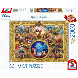  Puzzle de 2000 piezas Thomas Kinkade - Mickey y Minnie
