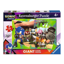 Puzzle Rompecabezas Sonic Prime de 60 piezas - Laberinto Boscage