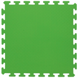 Puzzle 4 Alfombra rompecabezas verde - 50 x 50 cm