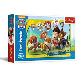  PAW PATROL Puzzle de 30 piezas: Rider y sus amigos