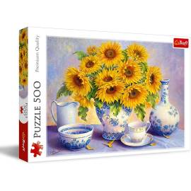  Puzzle de 500 piezas Girasoles