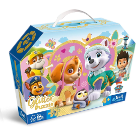  Puzzle brillante de 70 piezas PAW PATROL - Las bellas Stella y Evrest