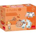 Puzzle rompecabezas animales de granja