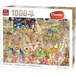  Puzzle de 1000 Piezas El Canaval de RIO de JANEIRO