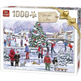  Puzzle de 1000 piezas Diversión invernal
