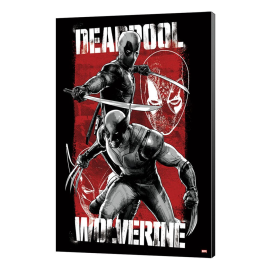 Marvel wooden picture Deadpool & Wolverine 03 Maximum Effort 35 x 50 cm