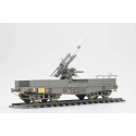 Maqueta militar BORDER MODEL: 1/35; German 88mm Gun FlaK 36 with SSys Wagon with PE and metal barrel