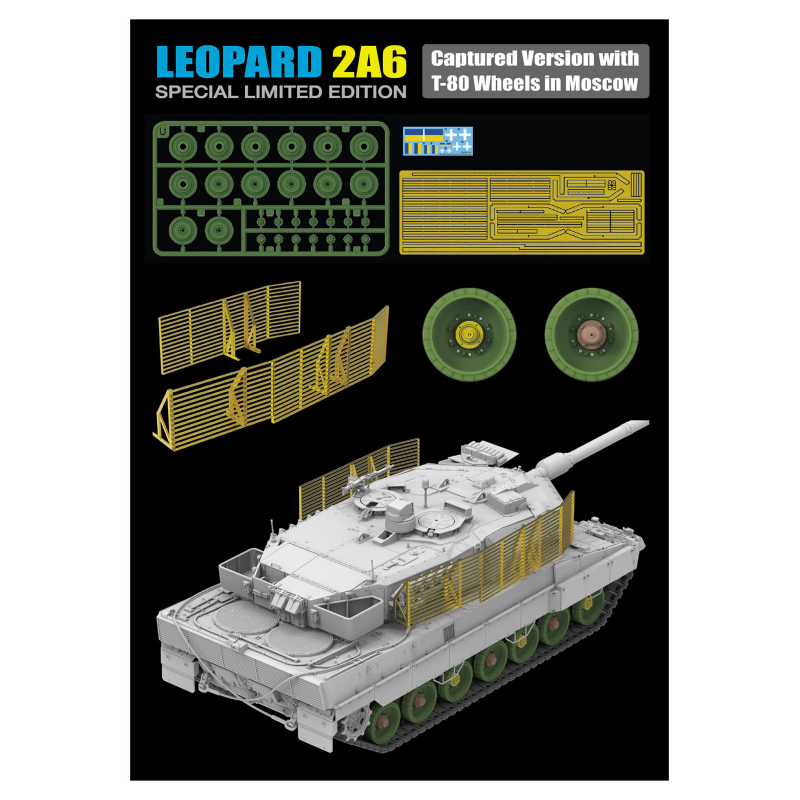 Leopard 2A6 Captured Version with T-80 Wheels