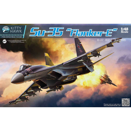 Plastic model aircraft Sukhoi Su-35 "Flanker E" 1:48