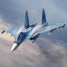 Plastic model aircraft Sukhoi Su-30SM Flanker-H 1:48