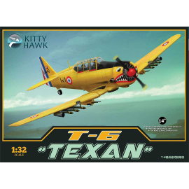 Plastic model plane NORTH AMERICAN T-6G "TEXAN" AIR FORCE ALGERIAN WAR 1960 1:32