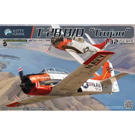 Plastic model aircraft NORTH AMERICAN T-28B/D TROJAN - (FENNEC) ARMEE DE L'AIR 1960 1:32