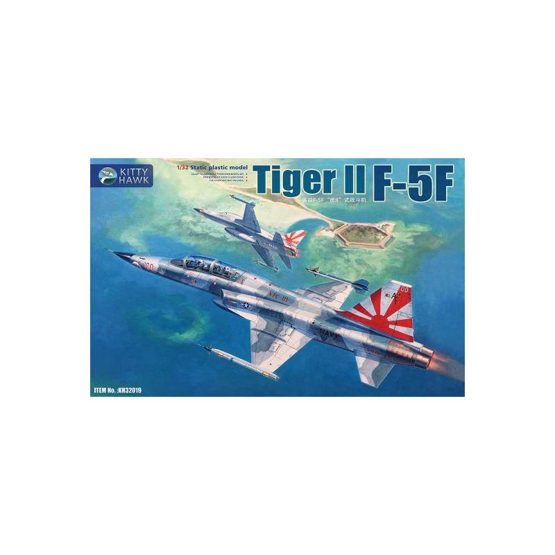 Plastic model plane TIGER II F-5F