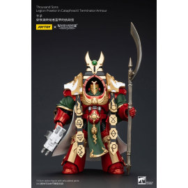 Warhammer The Horus Heresy figure 1/18 Thousand sons Legion Praetor in Cataphractii Terminator Armor 12 cm