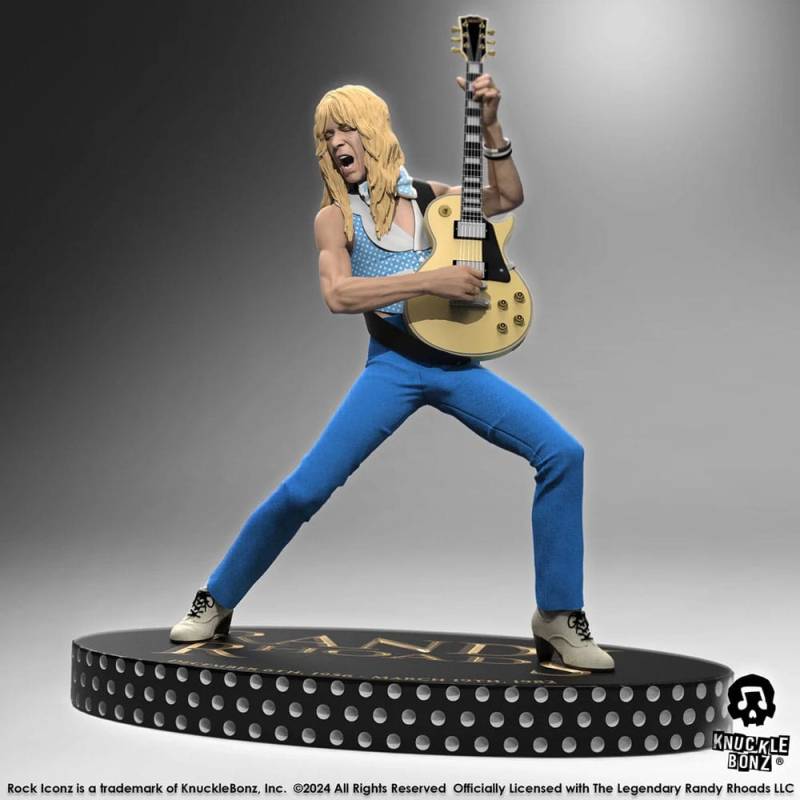 Estatuas Randy Rhoads IV statuette Rock Iconz The Early Years Blue Version 24 cm