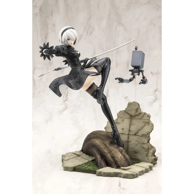 NIER AUTOMATA VER. 1.1A - 2B - ARTFXJ Statuette 1/8 24cm