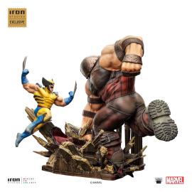 Estatuas Marvel - Statuette 1/10 BDS Art Scale Wolverine vs Juggernaut heo EU Exclusive 30 cm
