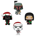 Funko STAR WARS - Pocket Pop 4 Pack - Tree Holiday