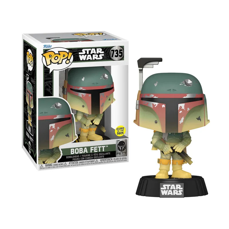 Figura Pop STAR WARS FETT LEGACY - POP Star Wars No. 735 - Boba Fett (GITD)