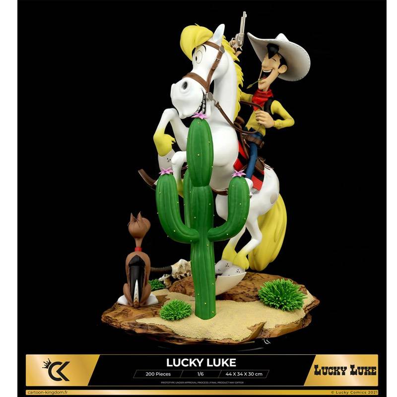 CARTOON KINGDOM Lucky Luke Statue Resin Limited 200 Copies