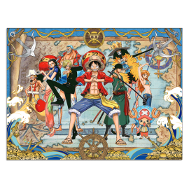  One Piece Golden Poster 01 Group Map 30X40cm