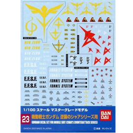  Gundam Gunpla Decal MG 1/100 23 Multiuse - Char's Count