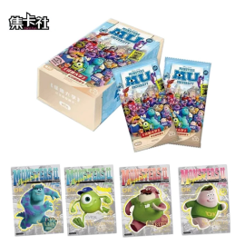  Disney Cardfun Monsters University Deluxe Edition Box of 10 Boosters 4 Cards