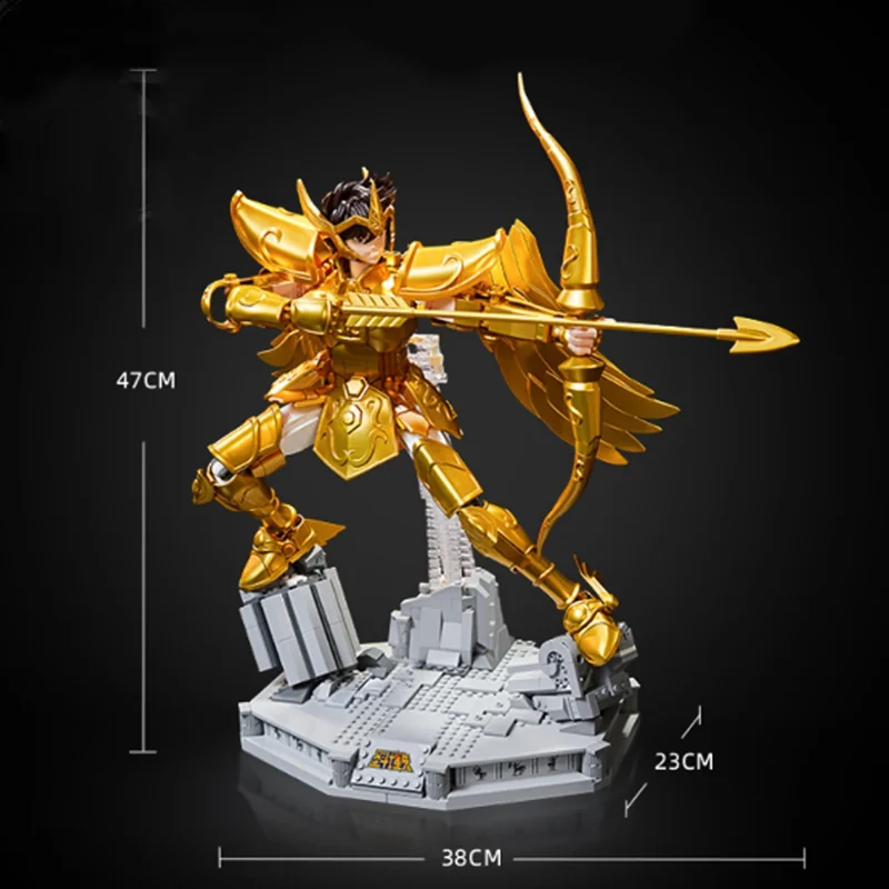 Maquetas Saint Seiya Pantasy Sagittarius The Gold Archer 47cm Building Set