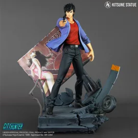 Figurita City Hunter Nicky Larson Statue 1/6 Ryo Saeba Nicky Larson 36cm