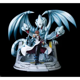 Estatuas Yu Gi Oh! Statue 1/7 Kaiba & The Ultimate White Dragon With Blue Eyes 47cm