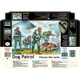 Maqueta Dog Patrol. Vietnam War series